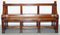 Victorian Gothic Walnut Double-Sided Museum Gallery Pew Bench, Image 2