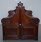 Victorian Gothic Walnut Double-Sided Museum Gallery Pew Bench, Image 19