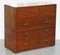 Army & Navy C.S.L Stamped Campaign Chest of Drawers Including Desk, 1890s, Image 3