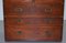 Army & Navy C.S.L Stamped Campaign Chest of Drawers Including Desk, 1890s 8