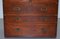 Army & Navy C.S.L Stamped Campaign Chest of Drawers Including Desk, 1890s, Image 8