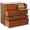 Army & Navy C.S.L Stamped Campaign Chest of Drawers Including Desk, 1890s 1