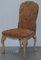 Art Deco Walnuss Esszimmerstühle mit Löwehaaren Pfotenfüßen, 8er Set 19