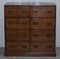 19th Century Military Campaign Hardwood Chest of Drawers by Hobbs & Co, Image 2