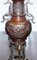 Oriental Bronze Urns Vases with Bird Serpentine Decorations, Set of 2, Image 17