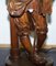 Black Forest Hand-Carved Wood Watchman Lamp, 1920s, Image 7