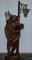 Lámpara Watchman de madera tallada a mano, años 20, Imagen 17