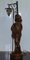 Lámpara Watchman de madera tallada a mano, años 20, Imagen 15