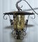 Lámpara Watchman de madera tallada a mano, años 20, Imagen 3