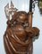Lámpara Watchman de madera tallada a mano, años 20, Imagen 18