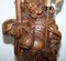 Black Forest Hand-Carved Wood Watchman Lamp, 1920s 5