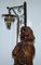 Lámpara Watchman de madera tallada a mano, años 20, Imagen 16