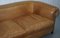 Vintage Club Sofa aus braunem Leder im viktorianischen Stil 5