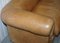 Vintage Victorian Style Brown Leather Club Sofa 8