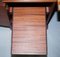 Hardwood Twin Pedestal Partner Desk with Leather Top 8