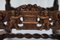 18th Century Fruitwood Carved Chair with Cherubs Holding a Crown & Flowers 7