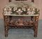 18th Century Fruitwood Carved Chair with Cherubs Holding a Crown & Flowers 17