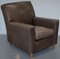 Italian Gray Leather Armchairs by Terence Conran, Set of 2 12