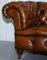 Victorian Brown Chesterfield Leather Sofa from Cornelius v. Smith, 190s, Image 6