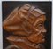 Hand-Carved Walnut Portraits Fisherman & Wife Prints by J. Rozec, Set of 2 4