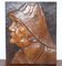 Affiches Fisherman & Wife Portraits en Noyer Sculptés à la Main par J. Rozec, Set de 2 8