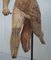 Estatua francesa de madera de ángel tallada a mano con brazos articulados de finales del siglo XVIII, Imagen 9