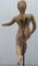 Spätes 18. Jh. Handgeschnitzte französische Engelsholz Statue mit beweglichen Armen 17