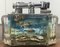 English Chrome Aquarium Oversized Table Lighter from Dunhill 14