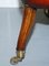 Regency handgefärbter brauner Ledersessel von Gillows 17