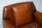 Sofá y butacas de marquetería de nogal con incrustaciones de cuero marrón de Thomas Chippendale. Juego de 3, Imagen 5