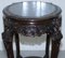 Heavily Carved Chinese Export Occasional Centre Table with Black Lacquered Finish 7