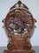 19th Century Black Forrest Hand-Carved Hawk Bobbin Turned Hall Chair, Image 3