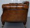 Victorian Brown Leather Chesterfield Sofa from Howard and Sons 14