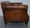 Victorian Brown Leather Chesterfield Sofa from Howard and Sons 11