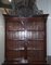 Victorian Hardwood Hand-Carved Wood Library Display Cabinet 4