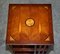 Burr Yew & Satinwood Revolving Bookcase Side End Table 4