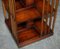 Burr Yew & Satinwood Revolving Bookcase Side End Table 17