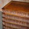 Mesas auxiliares apilables vintage de madera dura con almacenamiento interno. Juego de 2, Imagen 4