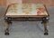 Antique William & Mary Style Walnut Embroidered Footstool 11