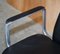 Chrome and Black Leather Office Armchair by Frederick Scott for Hille 5