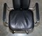 Chrome and Black Leather Office Armchair by Frederick Scott for Hille 6