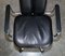 Chrome and Black Leather Office Armchair by Frederick Scott for Hille, Image 6