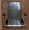 Chrome and Black Leather Office Armchair by Frederick Scott for Hille, Image 12