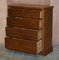 Antique Victorian Inlaid Satinwood & Hardwood Chest of Drawers, 1860s 16