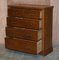 Antique Victorian Inlaid Satinwood & Hardwood Chest of Drawers, 1860s, Image 16
