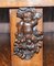Large Carved Bookcase with Ornate Cherub Putti & Lion Figures 11