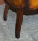 Chesterfield Brown Leather Armchair with Claw & Ball Feet, Image 12
