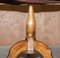 Antique Fruitwood Cricket Table with 3 Plank Tilt Top, 1800s, Image 11