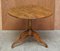 Antique Fruitwood Cricket Table with 3 Plank Tilt Top, 1800s 2