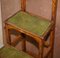 Antique George III Elm & Leather Library Steps, 1810s 5